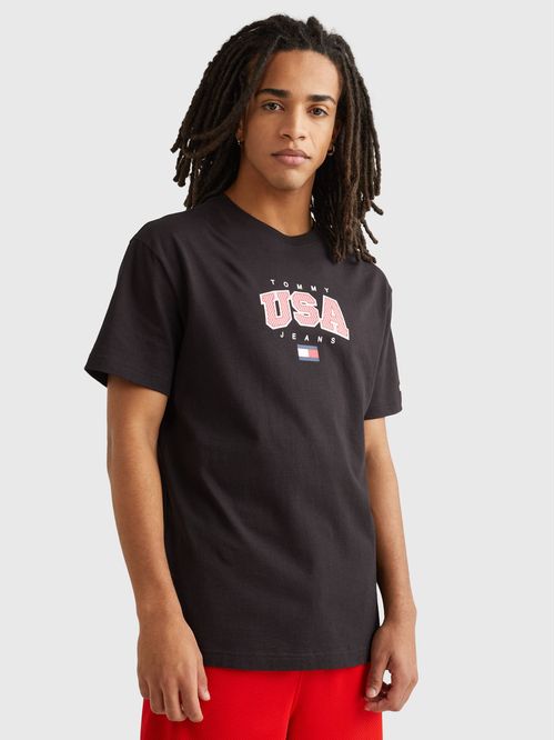 Playera de corte clásico moderna con logo gráfico