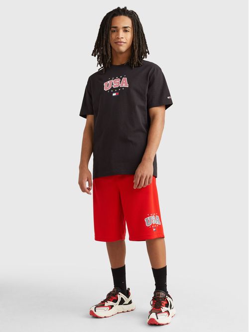 Playera de corte clásico moderna con logo gráfico