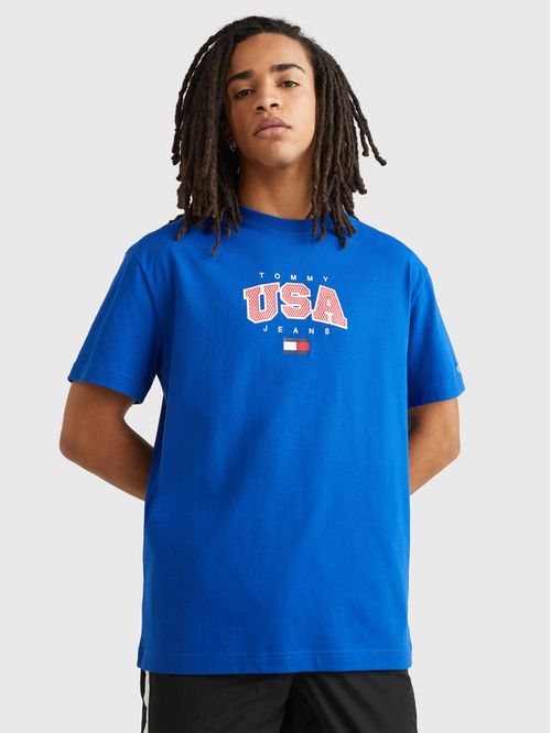 Playera de corte clásico moderna con logo gráfico