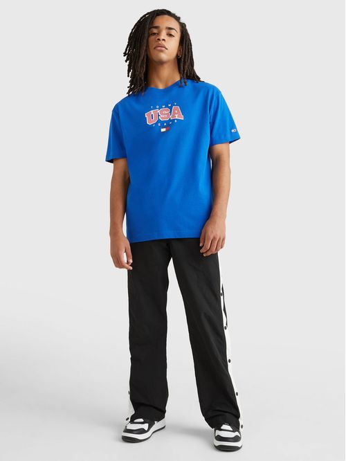 Playera de corte clásico moderna con logo gráfico