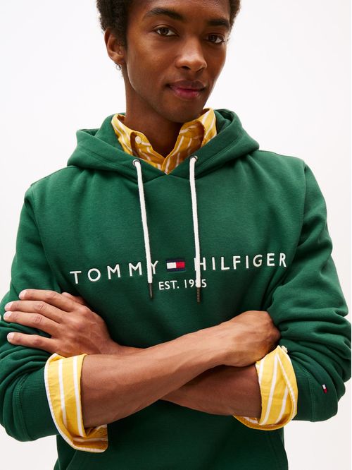 Sudadero con capucha y logo bordado