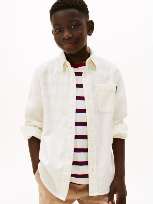 Camisa de pana de corte regular