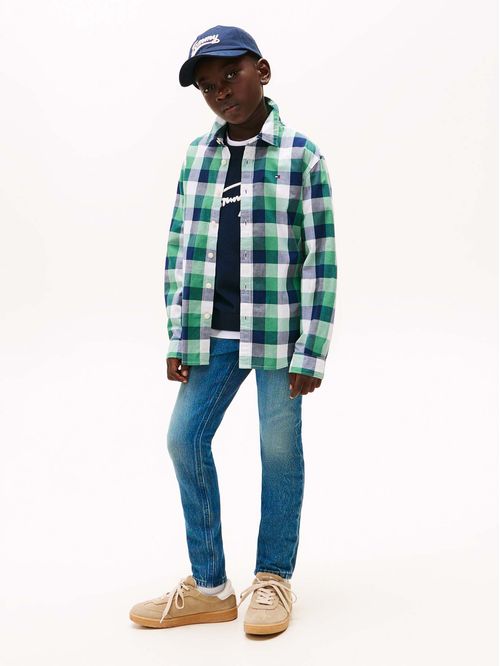 Jeans Scanton ajustados con lavado vintage