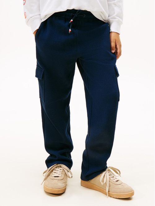 Joggers cargo Essential de punto gofrado