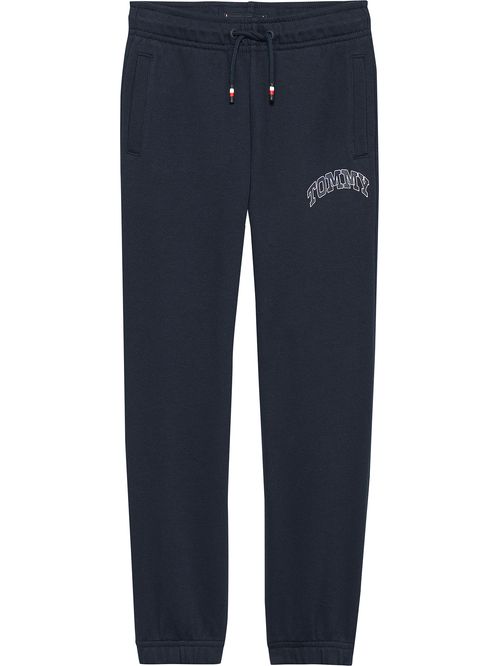 Joggers de felpa con logo universitario