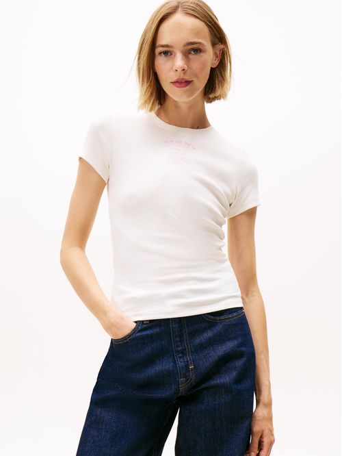 Playera de corte slim con logo