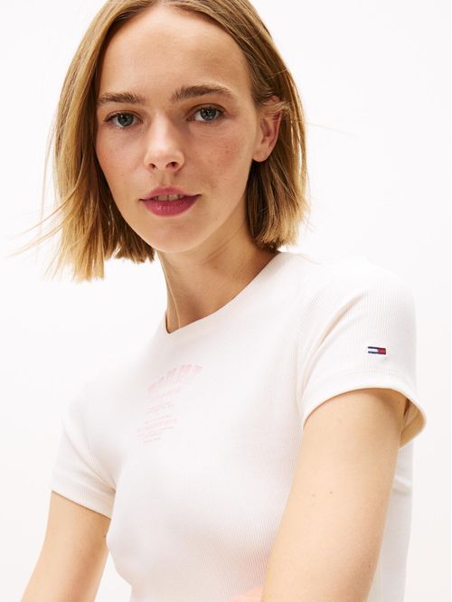 Playera de corte slim con logo