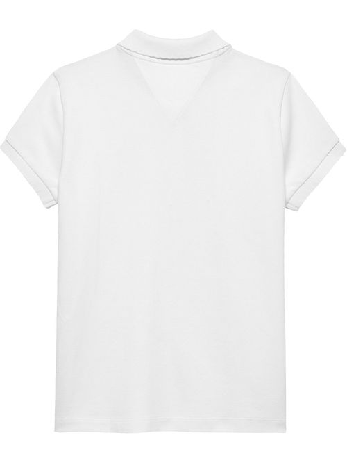 Polo con puños festoneados