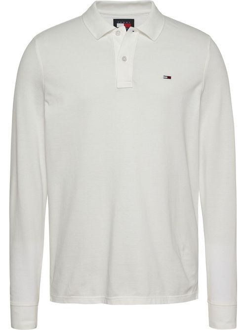 Polo de corte slim con logo