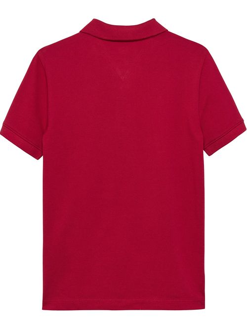 Polo varsity con logo gráfico