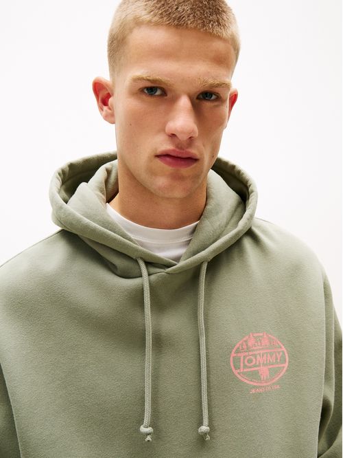 Sudadero con capucha y logo gráfico