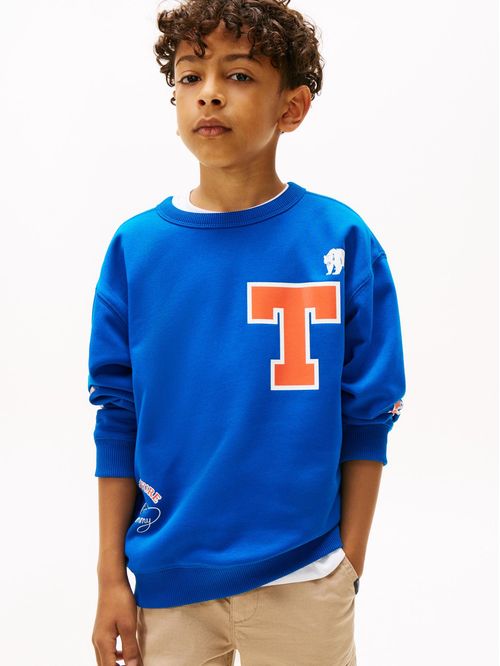 Sudadero de cuello redondo con logo gráfico