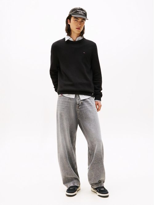 Suéter slim de cuello redondo