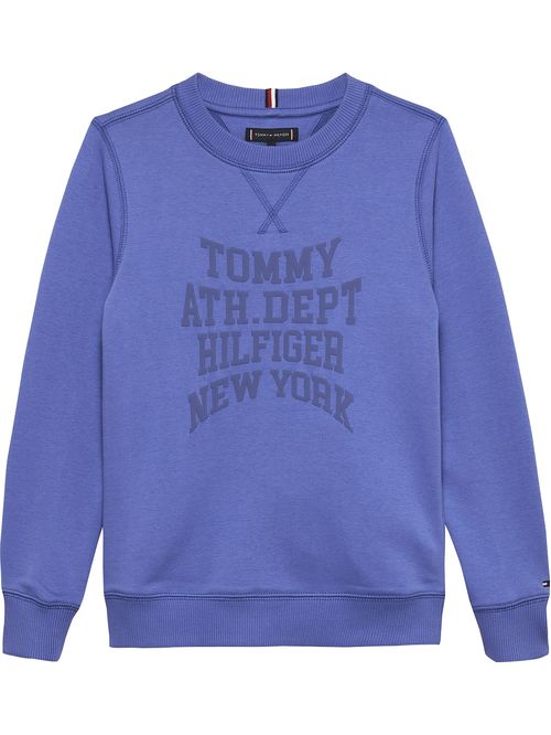 Suéter varsity con logo universitario gráfico