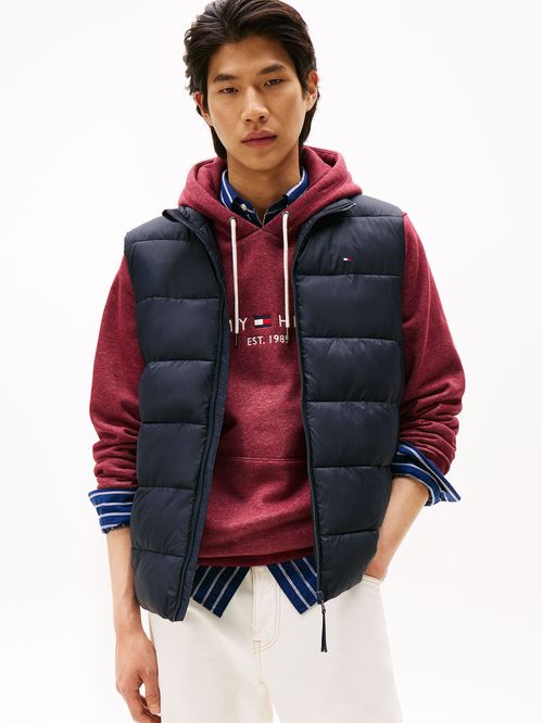 Chaleco de cuello alto acolchado