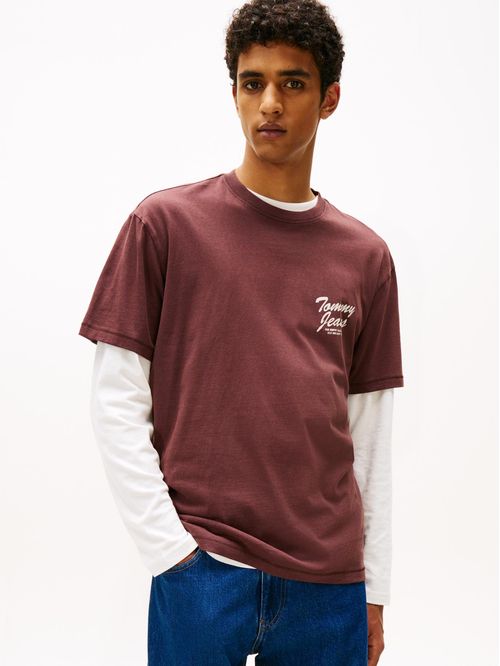 Playera de cuello redondo con gráfico