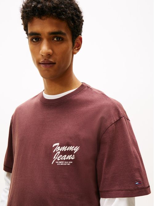 Playera de cuello redondo con gráfico