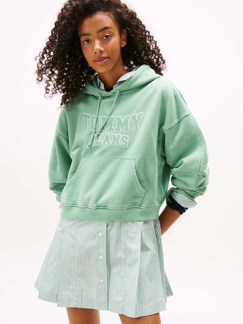 Sudadero con capucha holgada y logo