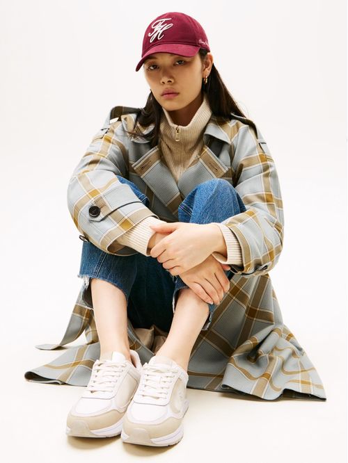 Zapato tenis casual fashion runner en cuero