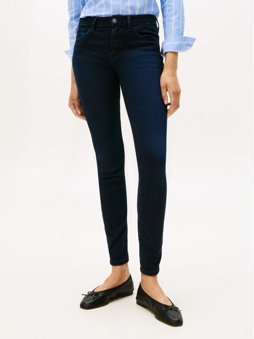 Jeans Como ceñidos de talle medio