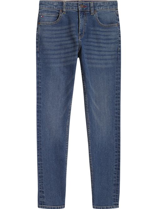 Jeans de corte skinny con logo