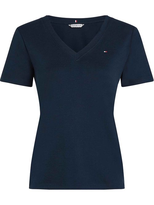 Playera con cuello en V