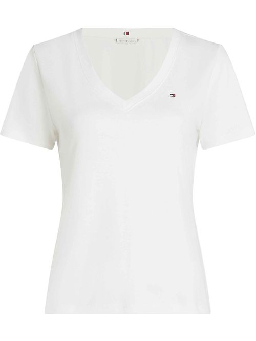 Playera con cuello en V