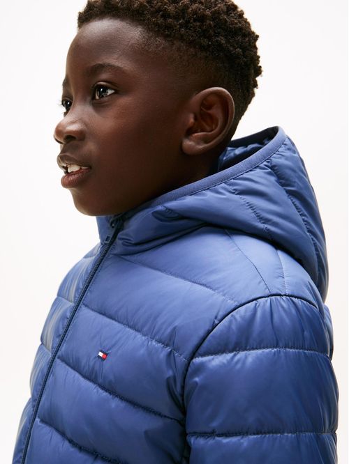 Chumpa acolchada plegable con capucha